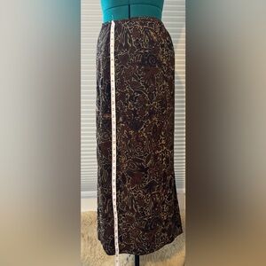 Sigrid Olsen Sport. Wrap maxi skirt.